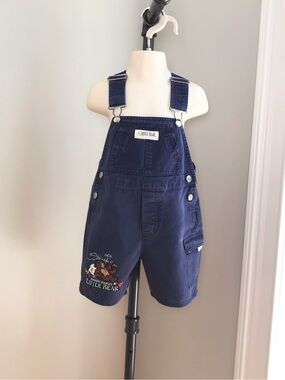 Vintage Maurice Sendak Little Bear Shortalls Unisex 3T RARE